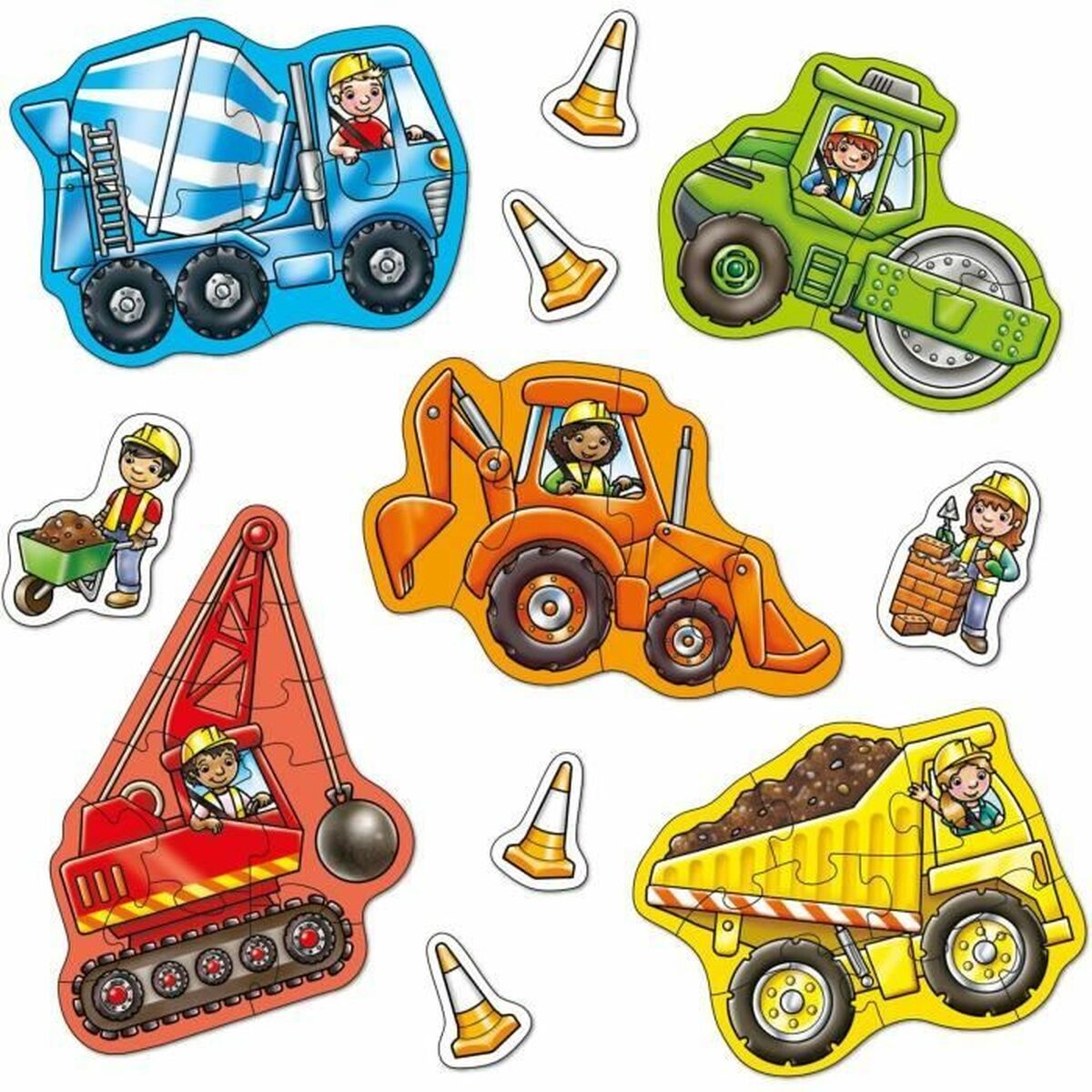 Sestavljanka Puzzle Orchard Big Wheels (FR)